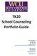 TK20 School Counseling Portfolio Guide