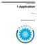 A Guide to Aquator. 1 Application. Version 4.2. Oxford Scientific Software Ltd.