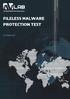 FILELESSMALW ARE PROTECTION TEST OCTOBER2017