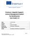 Erasmus+ Linguistic Support: Licence Management System for Beneficiaries User Guide 1.0