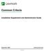 Common Criteria. Installation Supplement and Administrator Guide