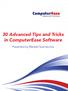 30 Advanced Tips and Tricks in ComputerEase Software. Presented by Maribel Scarnecchia
