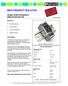 NEW PRODUCT BULLETIN. Single Outlet Receptacle EMG-30-SD/US/15A. Features: Description: