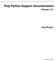 Pulp Python Support Documentation