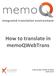 integrated translation environment How to translate in memoqwebtrans