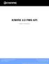 KIWIRE 2.0 PMS API. Version (July 2017)