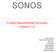 SONOS. Product Requirements Document (Version 2.0)