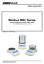 Nimbus NBL Series External Calibration Models (NBL XXXe) (P.N , Revision A1, Jul 2014)