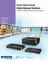 Smart Cloud-based Digital Signage Solutions Immersive Experience and Easy Management