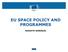 EU SPACE POLICY AND PROGRAMMES AUGUSTO GONZÁLEZ