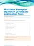 form In this Use this Operator Search and Declaration application for 10. Maritime Transport .govt.
