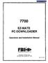 E&MATE PC DOWNLOADER. Operation and Installation Manual. Subsidiary of Pittway Corp. 149 Eileen Way, Syosset, NY 11791