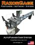 AutoPusher Saw System. Proudly Made in Ames, Iowa, U.S.A.