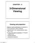 3-Dimensional Viewing