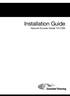 Installation Guide. Network Encoder Model TVI C300