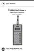 USER MANUAL. T9560 Multitouch. Paging System Transmitter MODEL: TX-9560MT PROG. LRSUS.com. Long Range Systems, LLC.