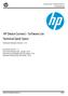 HP Device Connect - Software Lite Technical Quick Specs