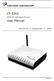 CT User Manual. ADSL2+ Wireless Router. Version A1.0, September 11,