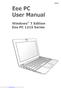 E6083. Eee PC User Manual. Windows 7 Edition Eee PC 1215 Series. Downloaded from  manuals search engine