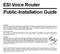 ESI Voice Router Public-Installation Guide