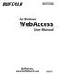 English. For Windows. WebAccess. User Manual. Buffalo Inc.