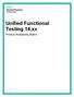 Unified Functional Testing 14.xx