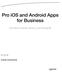 Pro ios and Android Apps for Business