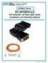 ST-2FODVI-LC DVI Extender via Fiber Optic Cable Installation and Operation Manual