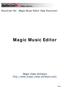 Document No.: Magic Music Editor Help Document. Magic Music Editor. Magic Video Software