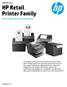 HP Retail Printer Family