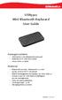 USR5502 Mini Bluetooth Keyboard User Guide