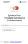 Syllabus Plus: Timetable Scheduling & Amendments