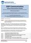 ODP Communication ODP ID Communications Archived