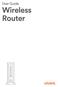 User Guide. Wireless Router