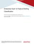 Enterprise Vault 12 Feature Briefing Classification