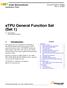 etpu General Function Set (Set 1) David Paterson MCD Applications Engineer