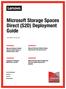 Microsoft Storage Spaces Direct (S2D) Deployment Guide