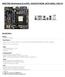 AMD FM2 Motherboard (matx), VGA/DVI/HDMI, SATA 6GB/s, USB 3.0