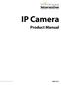 IP Camera Product Manual