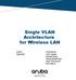 Single VLAN Architecture for Wireless LAN