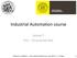 Industrial Automation course