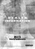 INFORMATION IS12. Instruments ALWAYS AT THE FOREFRONT OF TECHNOLOGY