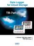 TR-7wf Series. and Infrared / USB Data Loggers TR-7Ui Series