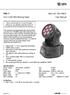 Item ref: UK User Manual. MW-7 4-in-1 LED Mini Moving Head
