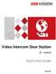 Video Intercom Door Station