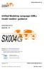 Unified Modeling Language (UML) model readers guidance