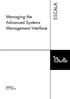 Managing the Advanced Systems Management Interface ESCALA REFERENCE 86 A1 39EV 03