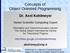 Concepts of Object Oriented Programming