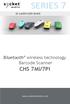 SERIES 7. Bluetooth wireless technology Barcode Scanner CHS 7Mi/7Pi 1D LASER USER GUIDE.  Model shown: CHS 7Mi