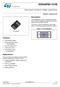 ESDA8P80-1U1M. High power transient voltage suppressor. Description. Features. Applications